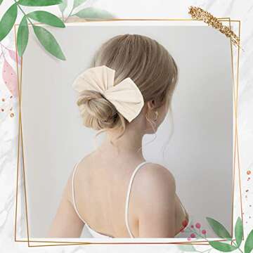 Deft Bun Hair Maker - 4 Pieces French Twist Hairstyle Tool, Solid Color Fashion Hair Wraps, Flexible Donut Quick Bun Twister for Women Girls Hair Styling Accessories