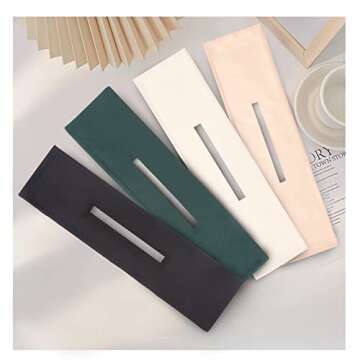 Deft Bun Hair Maker - 4 Pieces French Twist Hairstyle Tool, Solid Color Fashion Hair Wraps, Flexible Donut Quick Bun Twister for Women Girls Hair Styling Accessories