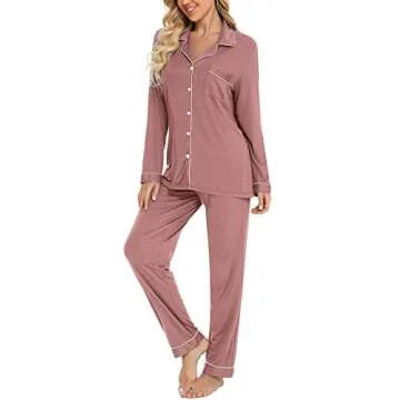 Comfortable Anjue Women's Long Pajama Sets - Perfect for Relaxation