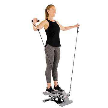 Sunny Health Versa Stepper Step Machine with LCD Monitor