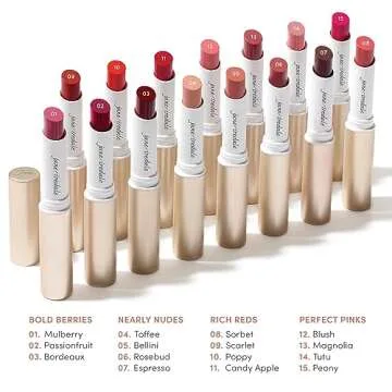jane iredale ColorLuxe Hydrating Cream Lipstick, Creamy, Highly Pigmented Lip Color Delivers Weightless Moisture and Bold Payoff, Satin Finish, Vegan