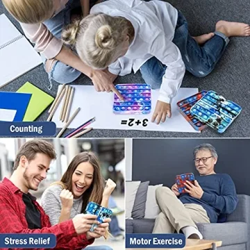 LulusVente Pop It Fidget Toys - Vibrant Stress Relief Set