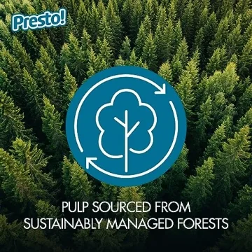 Amazon Brand - Presto! 2-Ply Ultra-Soft Toilet Paper, 24 Family Mega Rolls = 120 regular rolls, 6 Count (Pack of 4), Unscented