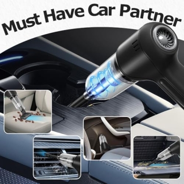 ekbas Car Vacuum Powerful Suction 18000PA Portable Vacuum Cleaner