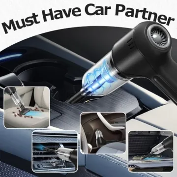 ekbas Car Vacuum Powerful Suction 18000PA Portable Vacuum Cleaner