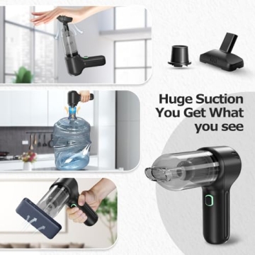 ekbas Car Vacuum Powerful Suction 18000PA Portable Vacuum Cleaner