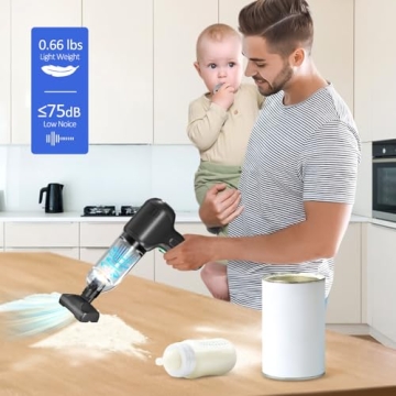 ekbas Car Vacuum Powerful Suction 18000PA Portable Vacuum Cleaner