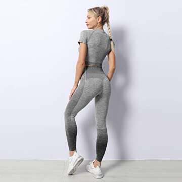 FeelinGirl Women's High Waist Butt Lifter Workout Set