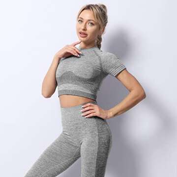 FeelinGirl Women's High Waist Butt Lifter Workout Set