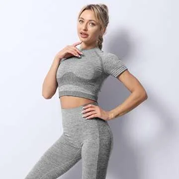FeelinGirl Women's High Waist Butt Lifter Workout Set