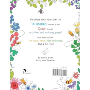 14 Animals in the Quran: Activity & Coloring Book