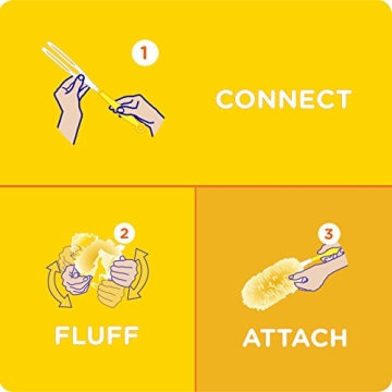 Swiffer 360 Dusters Short Handle Kit for Easy Cleaning