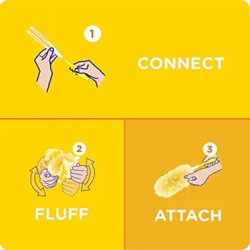 Swiffer 360 Dusters Short Handle Kit for Easy Cleaning