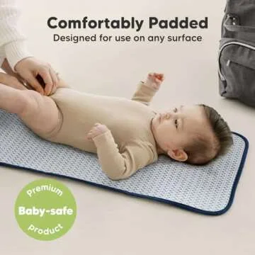 Portable Waterproof Diaper Changing Pad for Travel Convenience