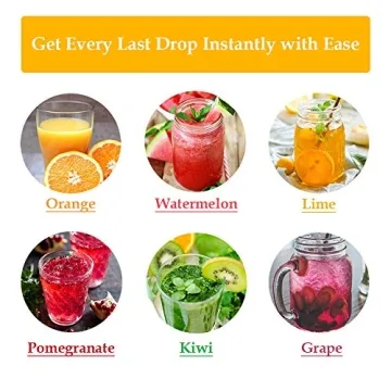 Monkkino Stainless Steel Lemon Squeezer with Bonus Zester