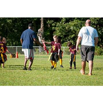 Flag Football 12 Players 3 Flags Adult Kids Youth Set 55 Pieces with Football