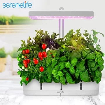 SereneLife Hydroponic Herb Garden Kit for Indoor Gardening