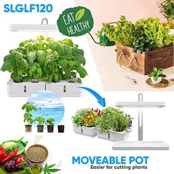 SereneLife Hydroponic Herb Garden Kit for Indoor Gardening