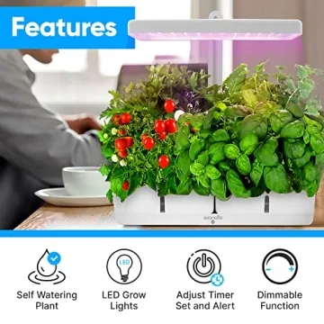SereneLife Hydroponic Herb Garden Kit for Indoor Gardening