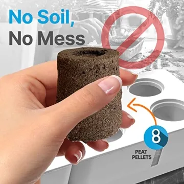 SereneLife Hydroponic Herb Garden Kit for Indoor Gardening