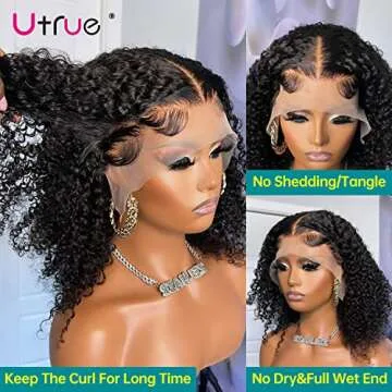 Utrue Lace Front Human Hair Wigs - Natural Look & Comfort