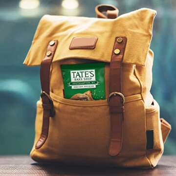 Tate’s Bake Shop Chocolate Chip Cookies, 16 – 2 Cookie Snack Packs (2 Boxes)