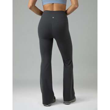 Colorfulkoala Women's Dreamlux Workout Flare Leggings High Waisted Wide Leg Bootcut Yoga Pants 29.5"...