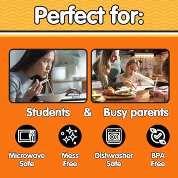 The Original Fasta Pasta Microwave Ramen Cooker w Lid and Built-in Strainer- No More Messes, Waiting for Water to Boil,or Sticky Noodles- Perfect Al Dente Pasta Every time- Patented, It Really Works