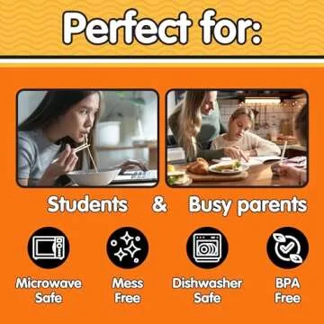 The Original Fasta Pasta Microwave Ramen Cooker w Lid and Built-in Strainer- No More Messes, Waiting for Water to Boil,or Sticky Noodles- Perfect Al Dente Pasta Every time- Patented, It Really Works