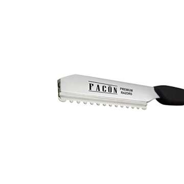 Facón Professional Hair Styling Thinning Texturizing Cutting Faether Razor + 10 Replacement Blades
