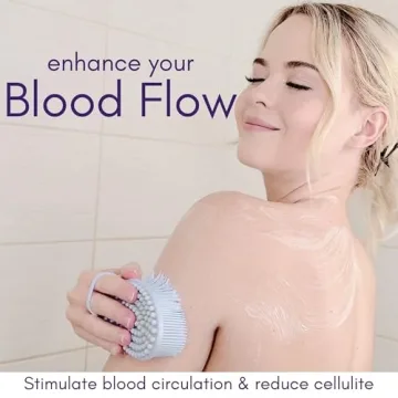 Avilana Silicone Body Scrubber for Gentle Cleansing Alternative