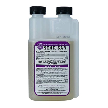 Five Star Star San Brew Sanitizer 16 Ounce - High Foaming Acid Anionic Solution for Home Brewing
