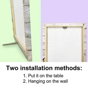 Motivational Canvas Art Framed 12x15 Inspirational Print