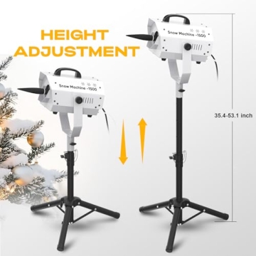 Magical UPGREY 1500W Snow Machine for Events & Parties