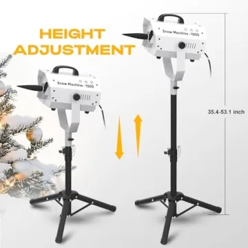 Magical UPGREY 1500W Snow Machine for Events & Parties