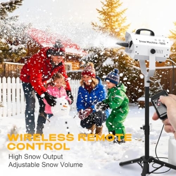 Magical UPGREY 1500W Snow Machine for Events & Parties