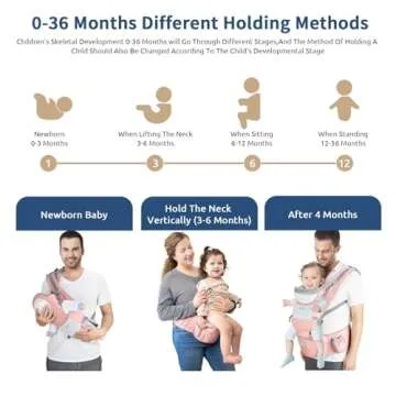 Ergonomic Safotad Baby Carrier for Newborns & Toddlers