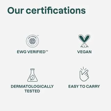 ATTITUDE Hand Sanitizer Spray for Adults and Kids, EWG Verified, Kills Bacteria and Germs, Vegan, Lemon Leaves, 3.38 Fl Oz (Spray Bottle)