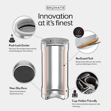BrüMate Hopsulator Twist Insulated Cooler for Slim Bottles