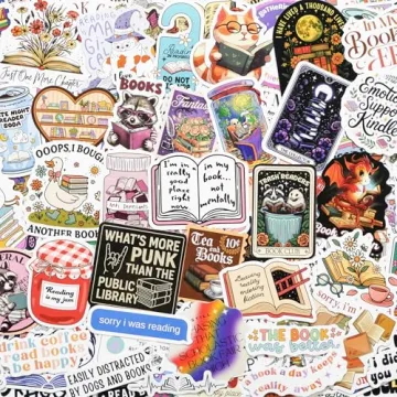 300 Unique Bookish Stickers for Kindle and More