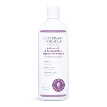Veterinary Formula Clinical Care Antiparasitic & Antiseborrheic Dog Shampoo - 16 oz