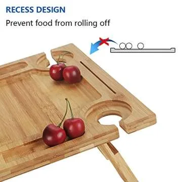 Portable Folding Wine Picnic Table - Perfect for Outdoors