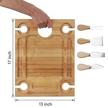 Portable Folding Wine Picnic Table - Perfect for Outdoors