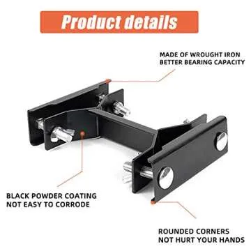 Heavy Duty Adjustable Deck Umbrella Holder for Railing