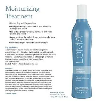 LOMA Moisturizing Shampoo and Moisturizing Treatment (DUO PACK) 33 Ounce (Liter)