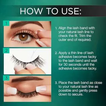 Ardell False Eyelashes Natural 110 Black, 1 pack (5 pairs per pack)