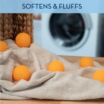 S&T INC. Reusable Dryer Balls - Eco-Friendly Laundry Solution