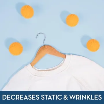 S&T INC. Reusable Dryer Balls - Eco-Friendly Laundry Solution