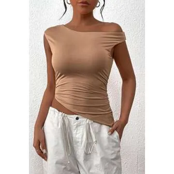 PRETTYGARDEN Summer Off Shoulder Crop Top - Stylish & Chic