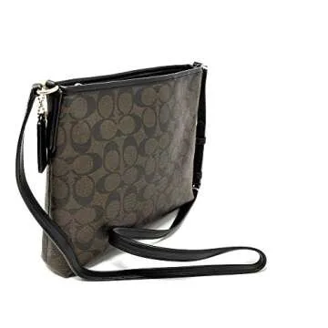 Coach FILE CROSSBODY IN SIGNATURE CANVAS, Im/Brown/Black, One Size